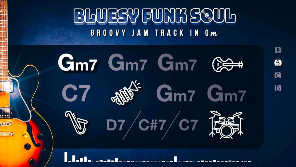 Bluesy Funk Soul Jam Track in Gm