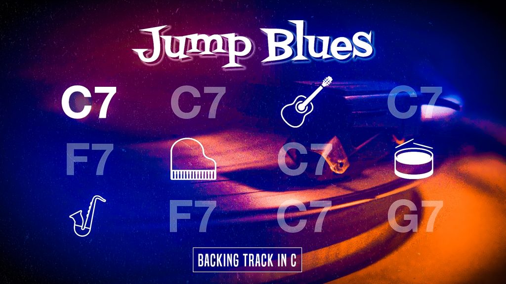 Jump Blues Jam Track in C