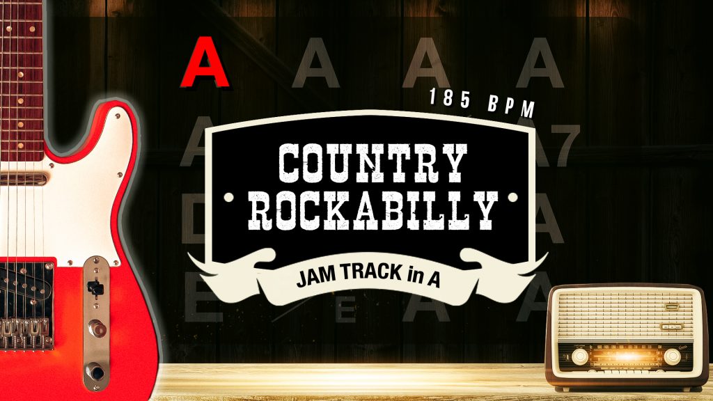 Country Rockabilly Jam Track in A